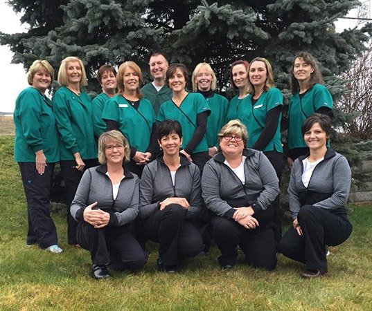 Auburn dentists and dental team members outdoors