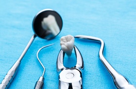 extracted tooth